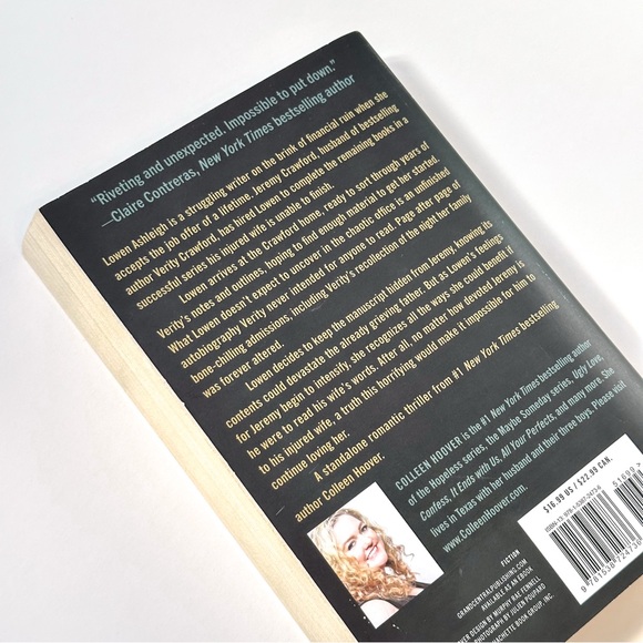 Verity By Colleen Hoover Paperback Book - Picture 4 of 4